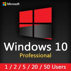 Windows 10 Pro (1/2/5/20/50 Users)
