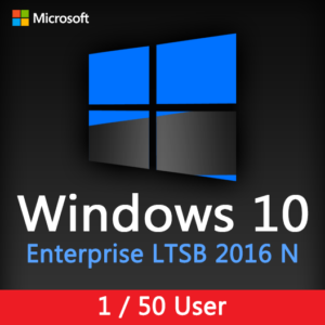 Windows 10 enterprise ltsb 2016 n 1-50 user