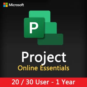 Project Online Essentials 12 month subscription