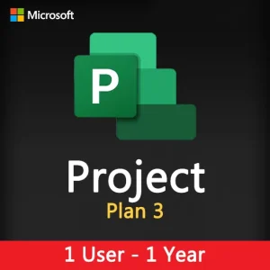 Project Plan 3 subscription 12 month License Key
