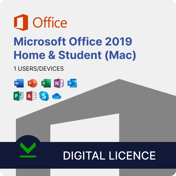 Microsoft Office 2019 Home & Student (Mac)