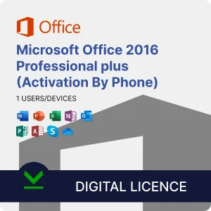 Microsoft Office 2016 Professional plus (Activation By Phone)